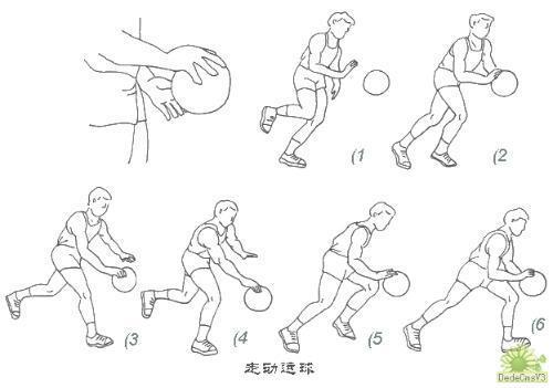 篮球基础训练动作运球